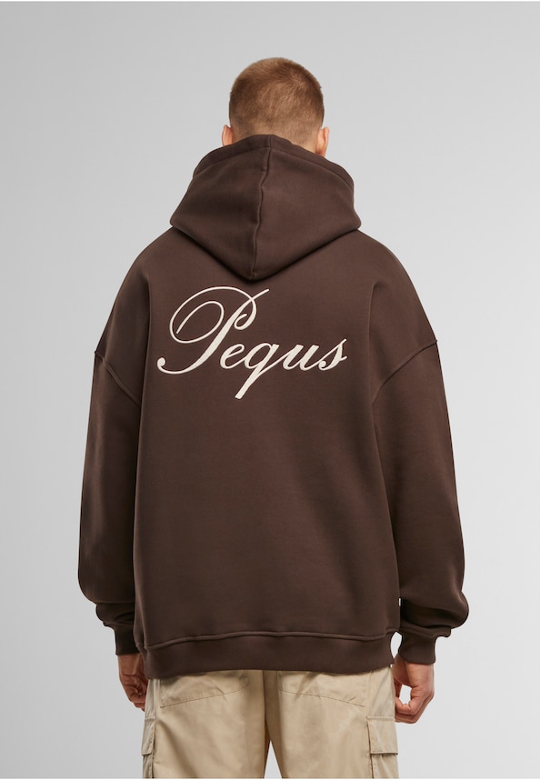 PEQUS Handwritten Logo Hoodie-1
