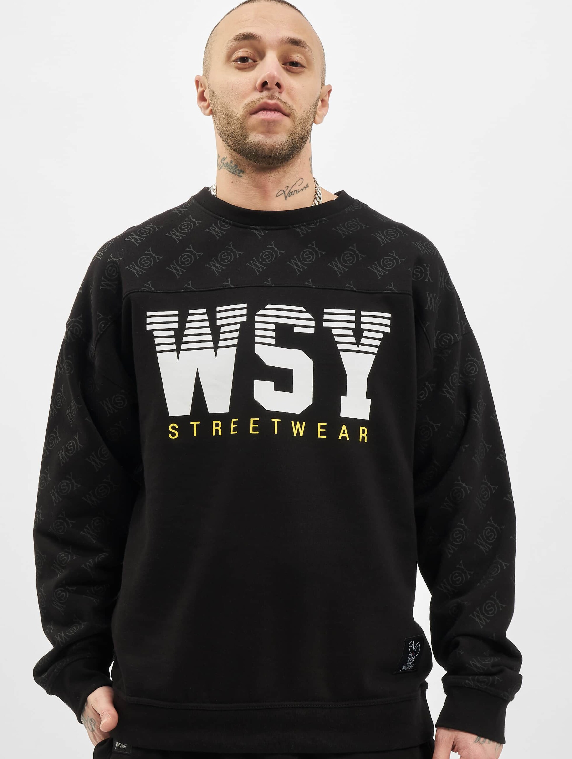 Who Shot Ya? Playa Hater Pullover Mannen op kleur zwart, Maat M