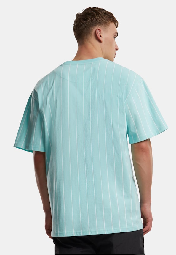 Karl Kani Small Signature Essential Pinstripe Tee-1