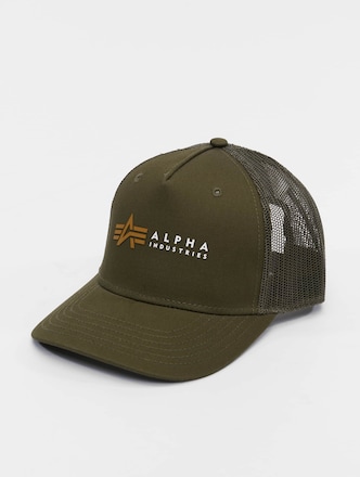 Alpha Industries Alpha Label Trucker Cap