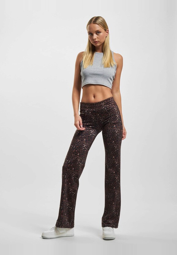 N.O.W. Yoga Tech Umschlagbarer Taillenbund Comfort Hose Mid Waist Wide Leg-6