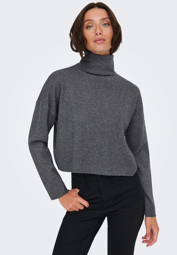 ONLAMA LIFE LS RIB ROLLNECK CC KNT-5