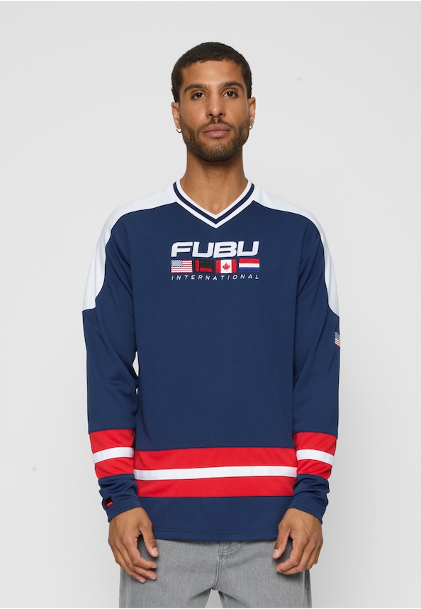 FBMQ22004NVY Fubu Corporate Hockey Jersey-0