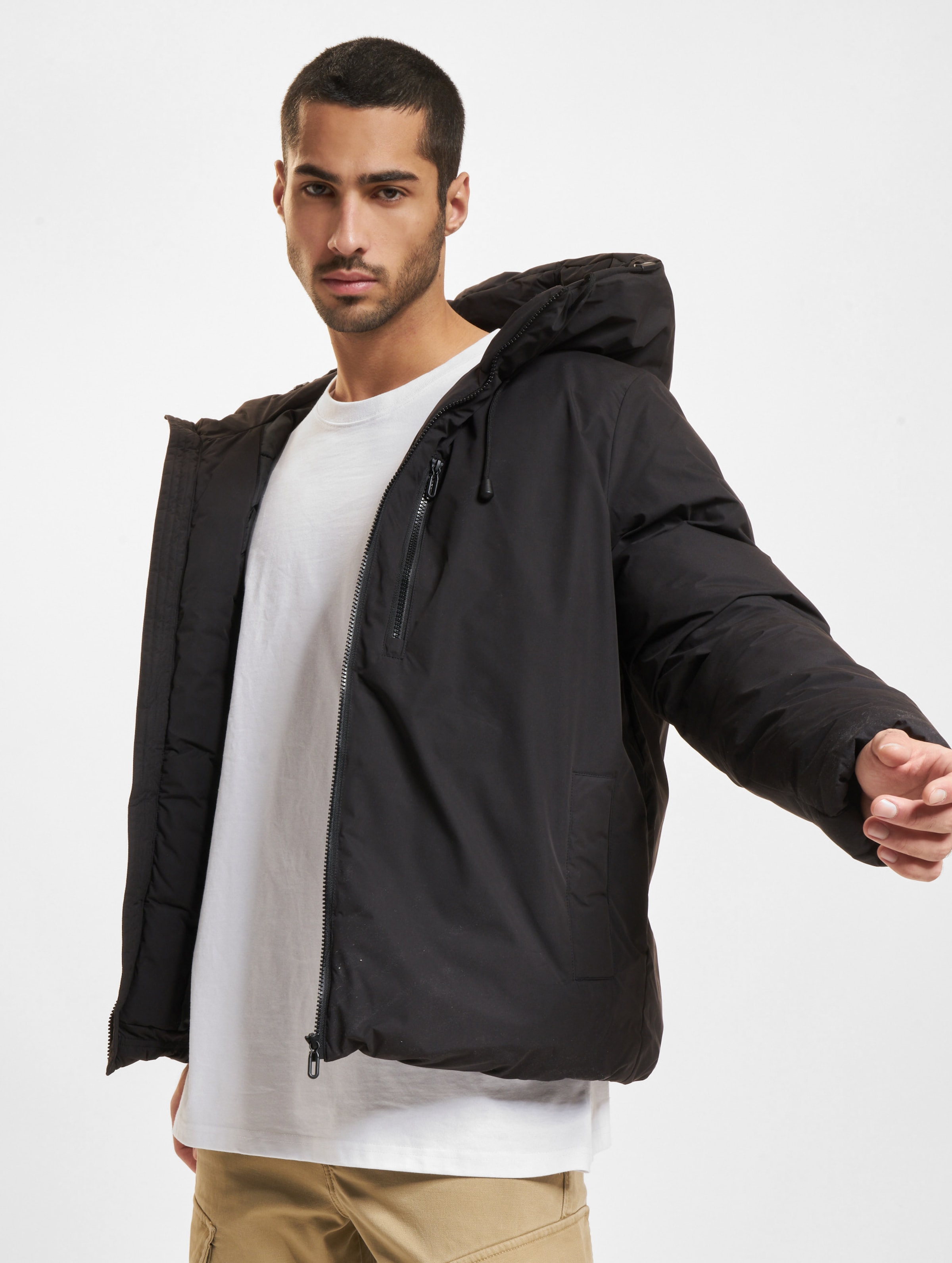 Only & Sons Zane Hooded Puffer Jacket Männer,Unisex op kleur zwart, Maat S