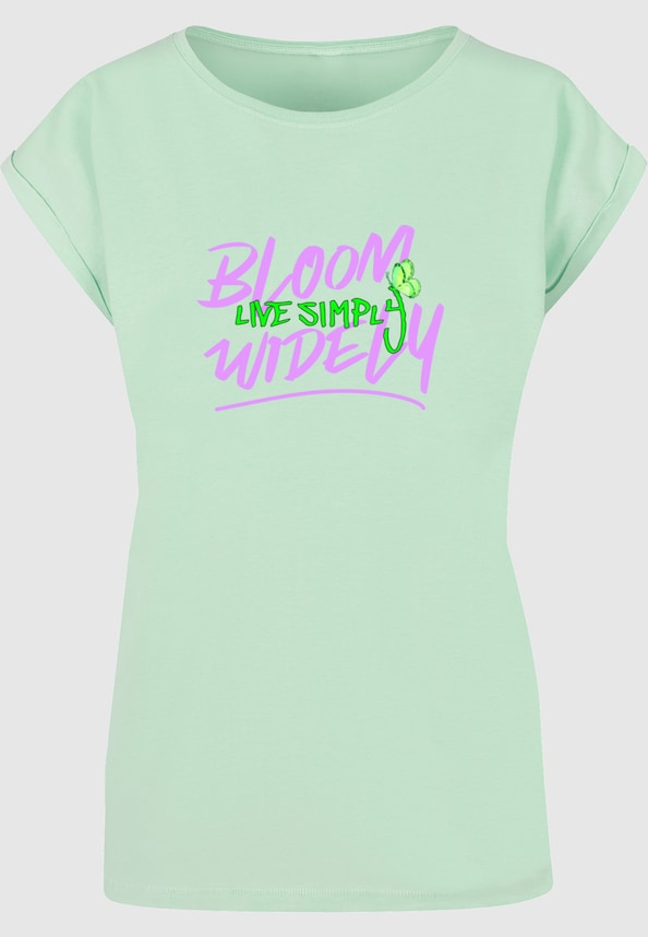 Ladies Bloom Widely Extended Shoulder-2