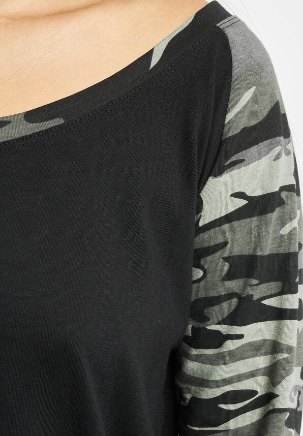 Ladies 3/4 Contrast Raglan-3