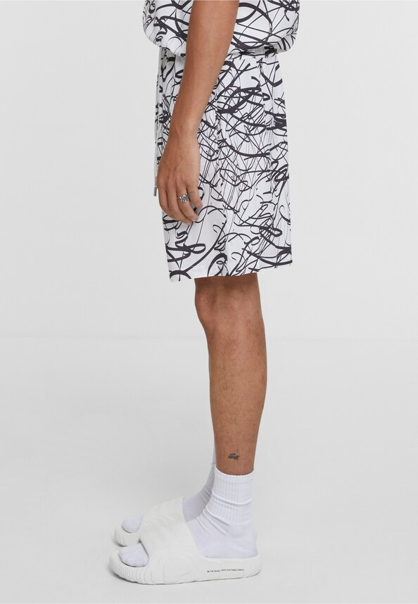 Viscose AOP Resort Shorts-2