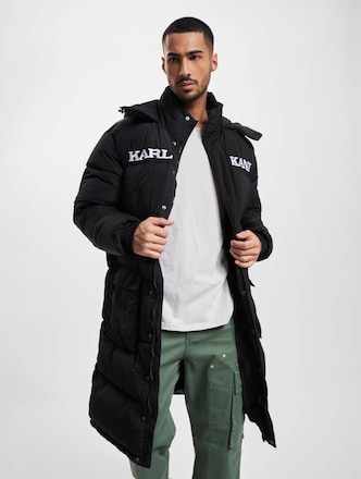 KM233-039-1 KK Retro Hooded Long Puffer Jacket