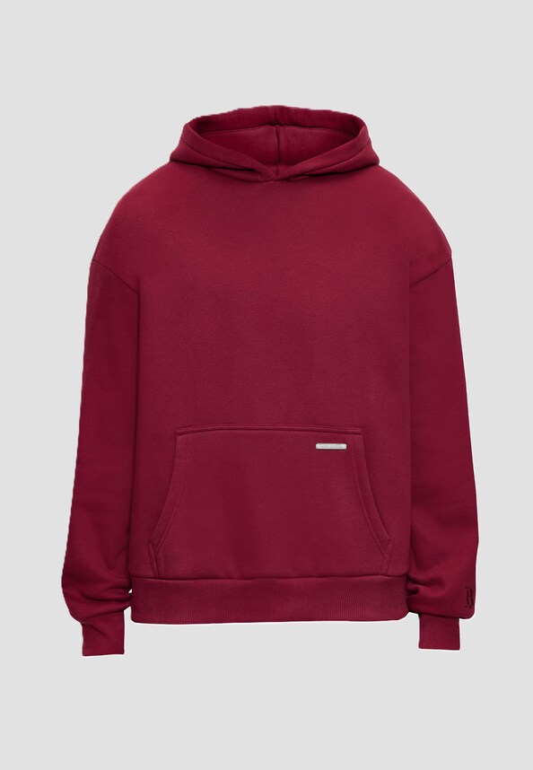SUPER HEAVY BLANK HOODIE-4
