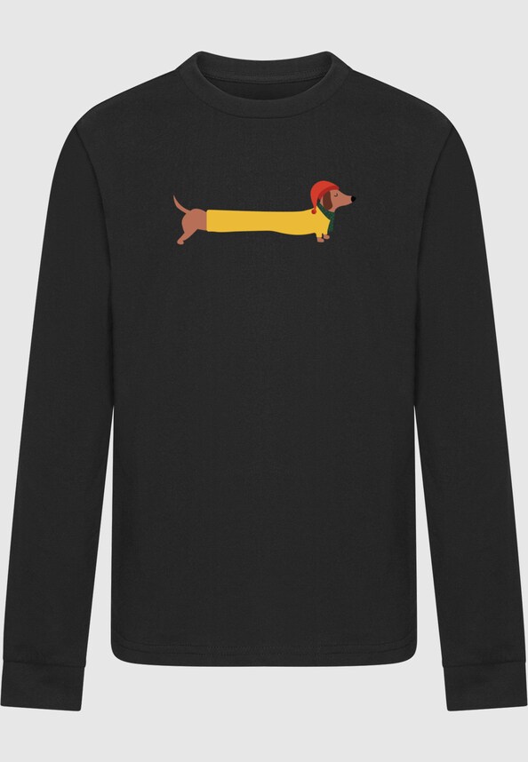 Kids Christmas Dog Longsleeve-2