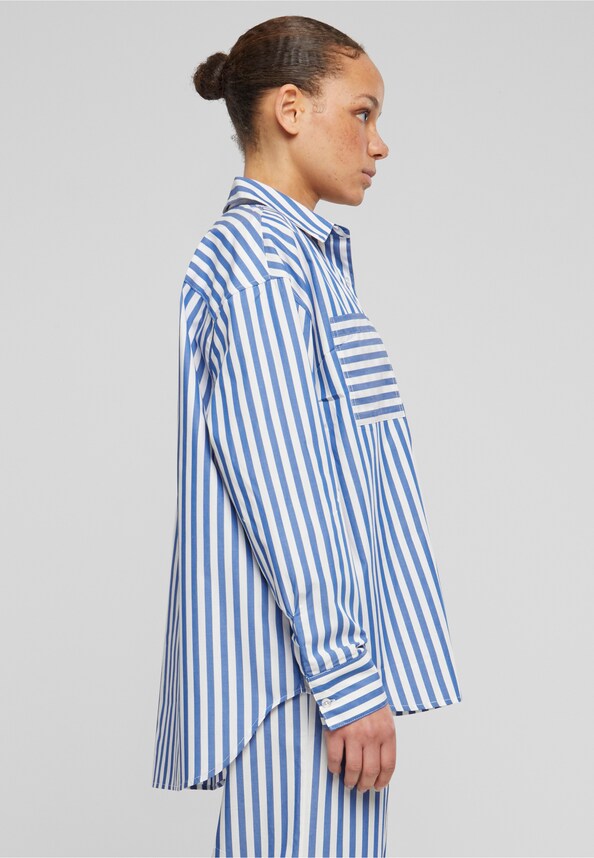 Ladies Striped Relaxed Shirt-3