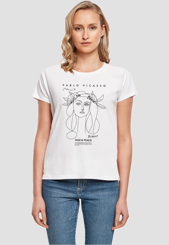 Ladies APOH - Picasso War And Peace Box Tee-0