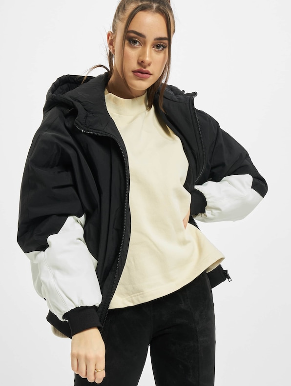 Ladies Padded 2-Tone Batwing -0