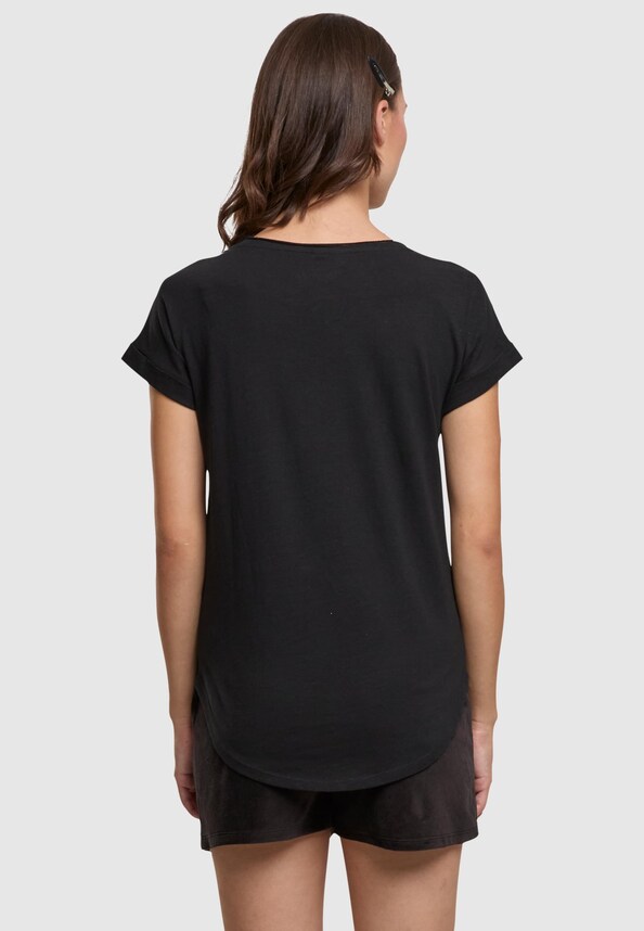 Disney Winnie The Pooh Promise You'll Never Forget with Ladies Long Slub Tee-1