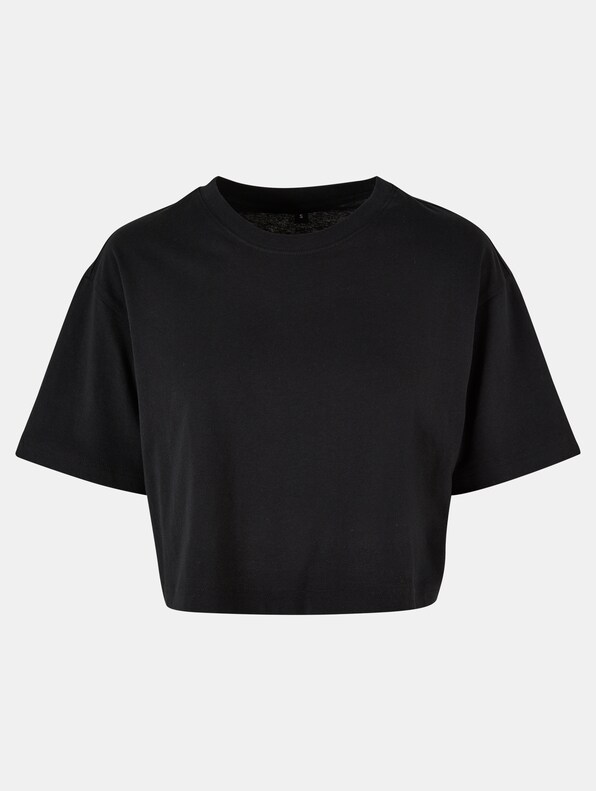 Build Your Brand Ladies Short Oversized Tee-4