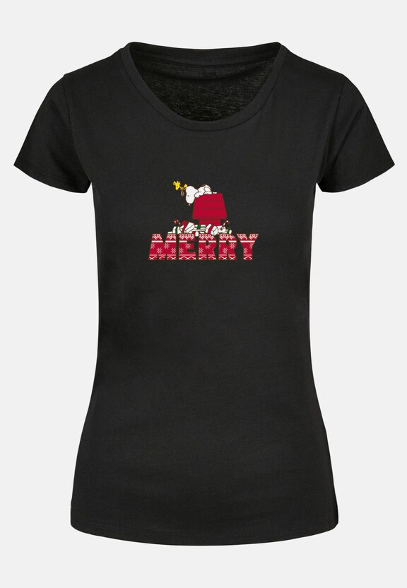 Ladies Peanuts Merry Basic-2
