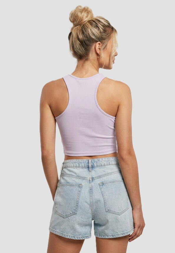 Ladies Cropped Rib-1