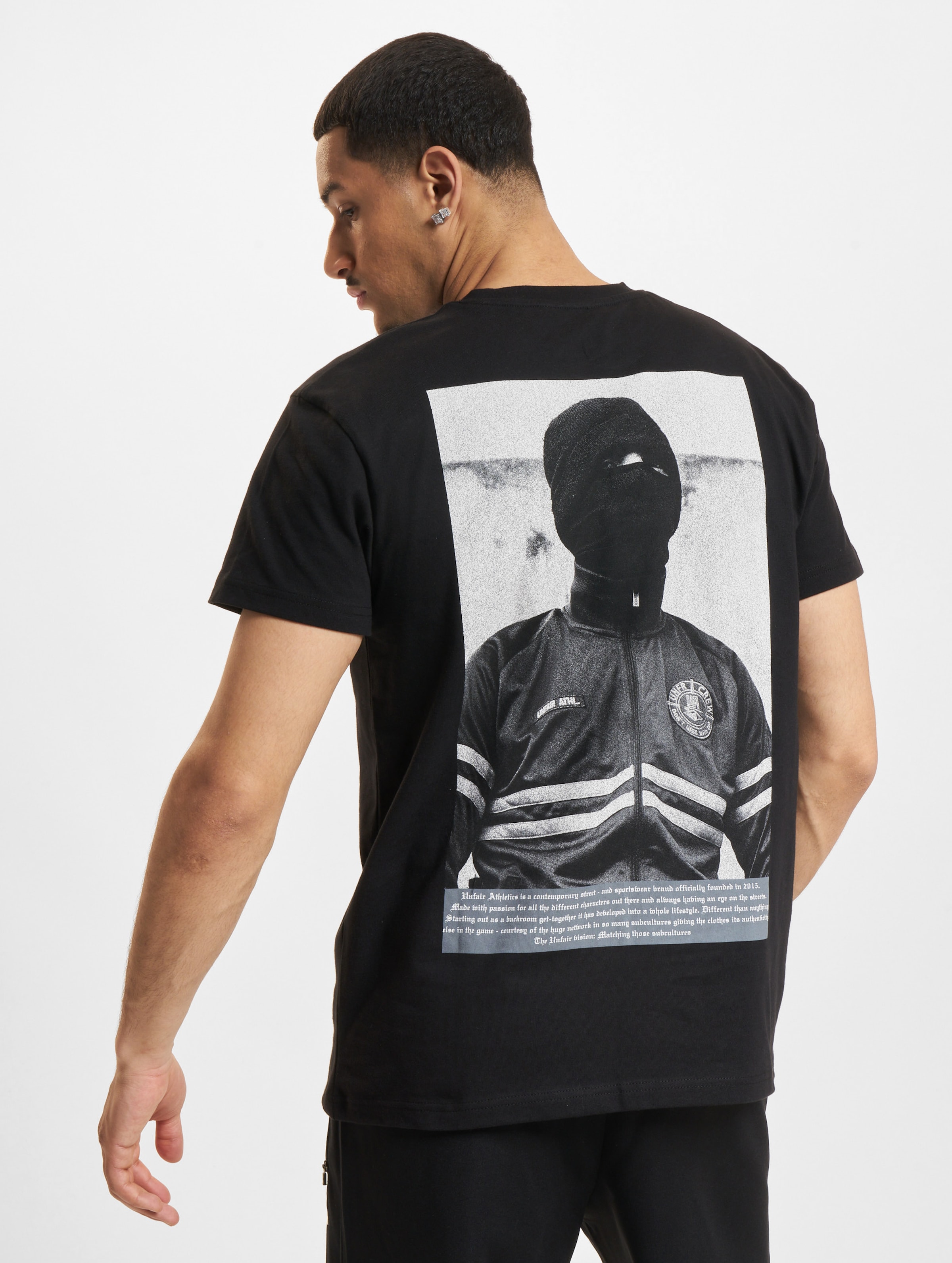 UNFAIR ATHLETICS Wrap Up T-Shirt Männer,Unisex op kleur zwart, Maat L