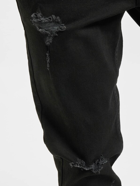 Denim Project Mr. Red Skinny Jeans Black-6