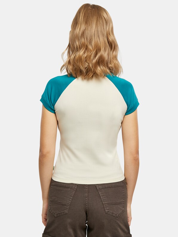 Ladies Organic Stretch Short Retro Baseball-1