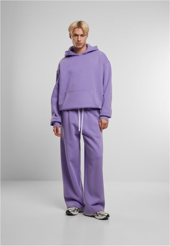 Fluffy Wide Leg Trackpants-5