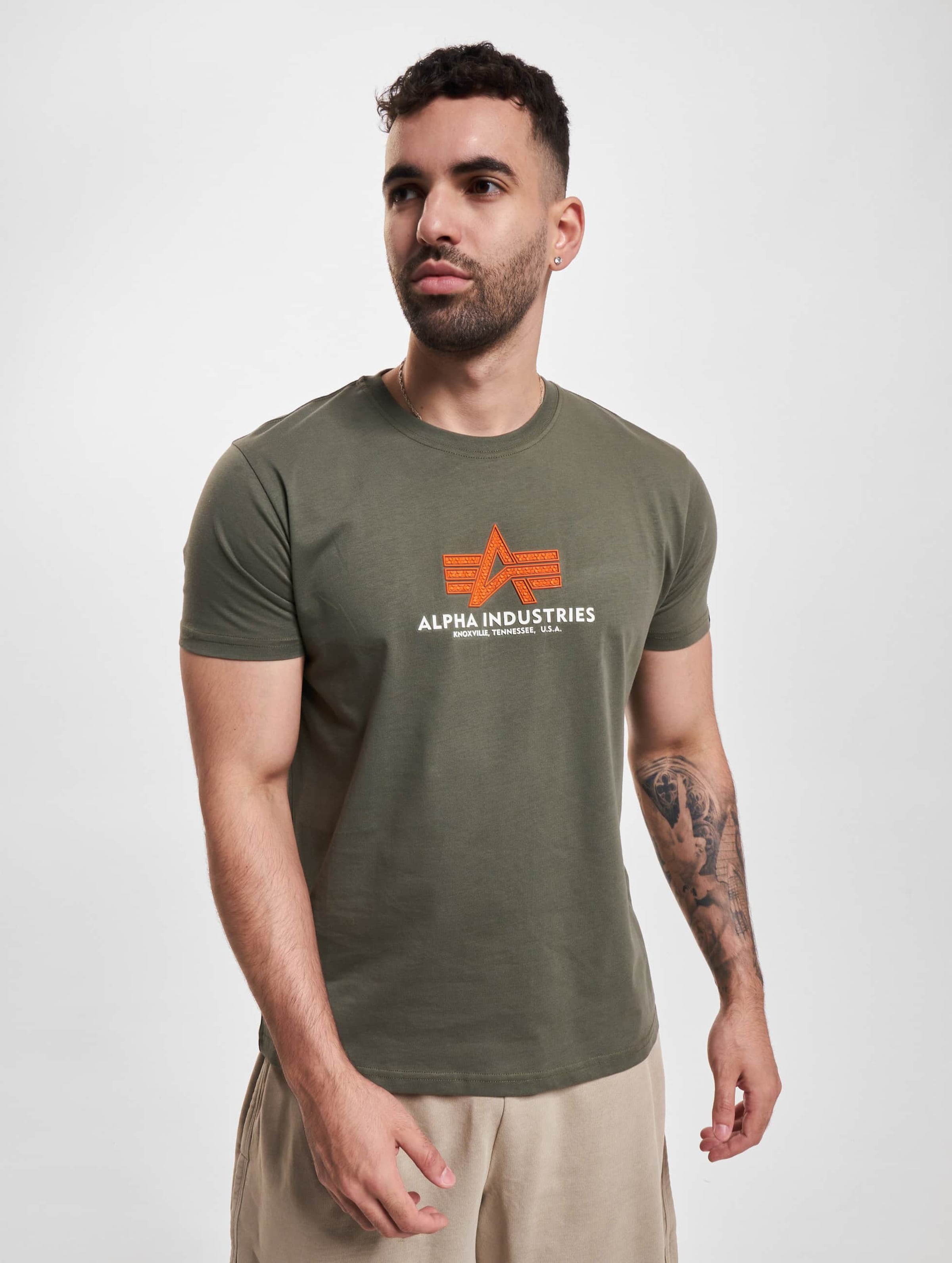 Alpha Industries Basic Rubber T-Shirts | DEFSHOP | 97421