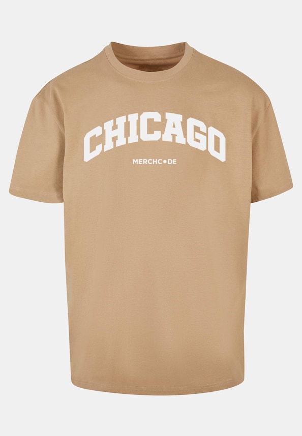 Chicago Wording - Heavy Oversize Tee-0