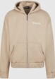 Super Heavy Oversize Blank Zip Hoodie-3