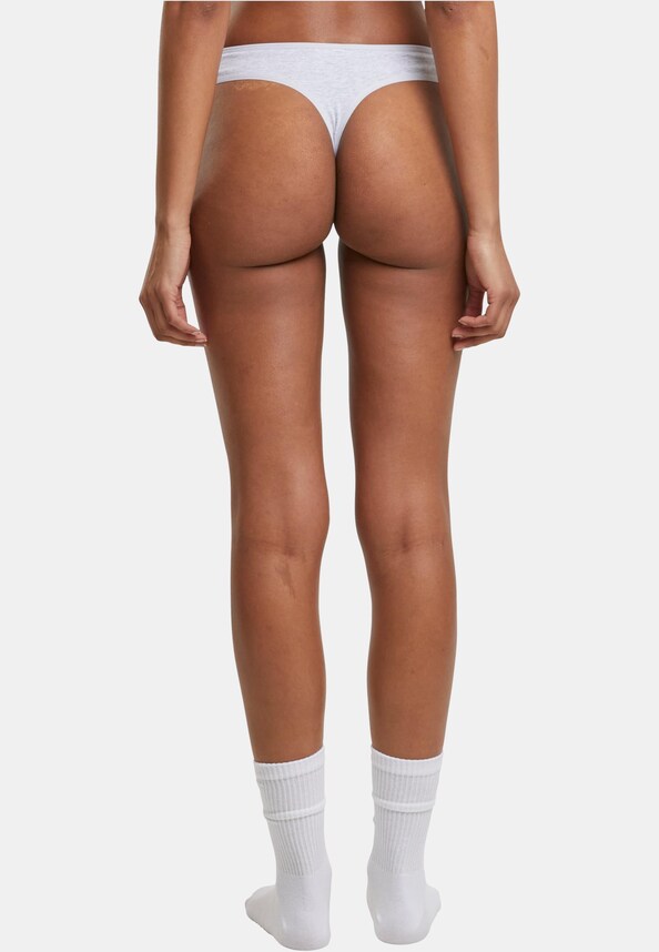 Ladies Basic Cotton Tanga 5-Pack-1