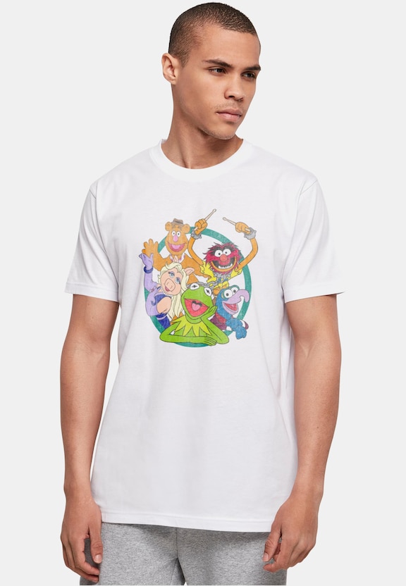 Muppets - Group Circle Basic T-Shirt-0