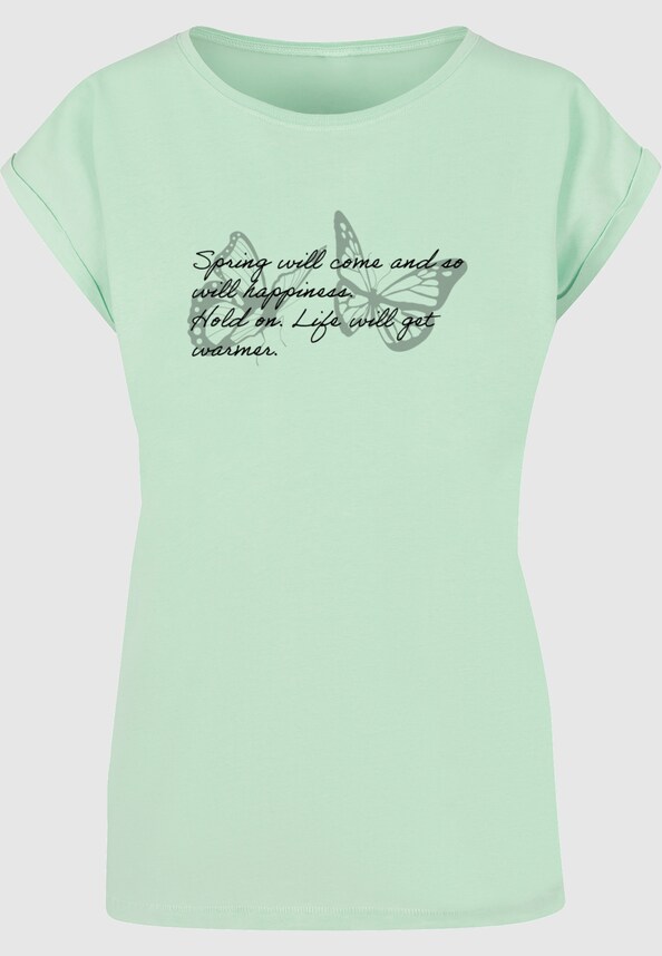 Ladies Spring Saying Extended Shoulder-2