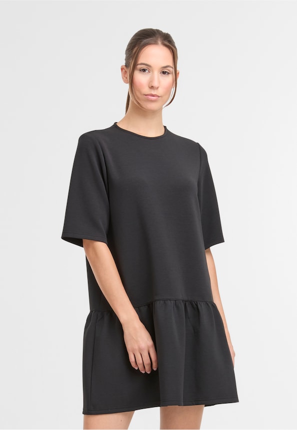 NMMANDY S/S PEPLUM SCUBA DRESS JRS FWD-0