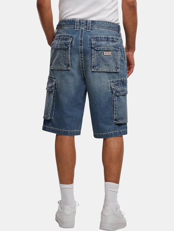 True Religion BIG T VINNY CARGO DENIM SHORT-1