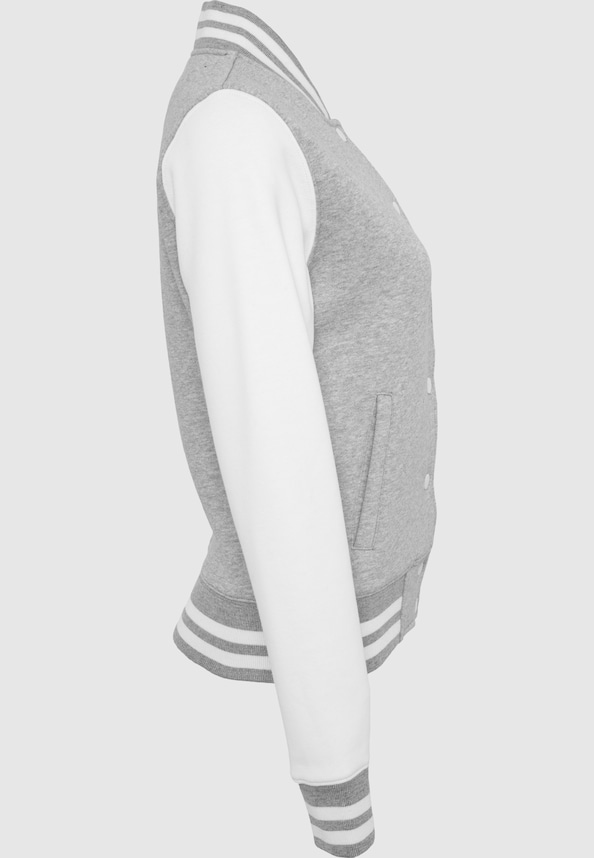 Ladies Sweat College Jacket-4