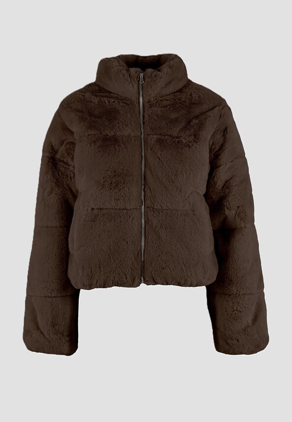 Ladies Short Faux Fur -3