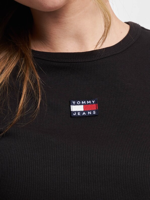 Tommy Jeans Bby Rib T-Shirt | | DEFSHOP Badge 28100 Xs