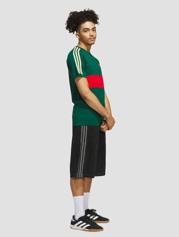 adidas Originals 3 Stripes Panel T-Shirts-2