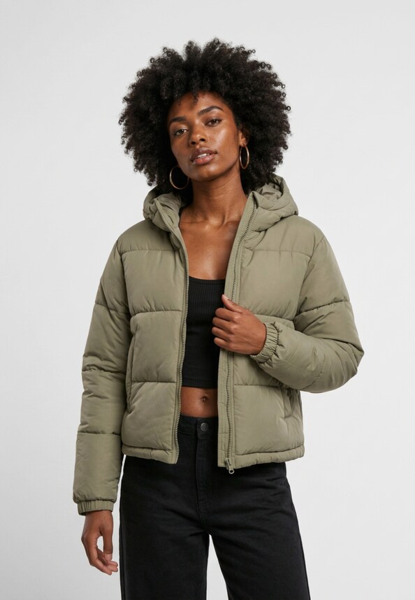 Ladies Peached Puffer -0