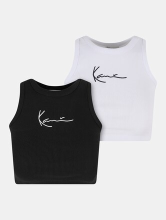 Karl Kani Small Signature 2 Pack Essential Racer Rib Tops