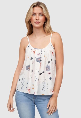 77 Träger Top Crepe Material Floral Print