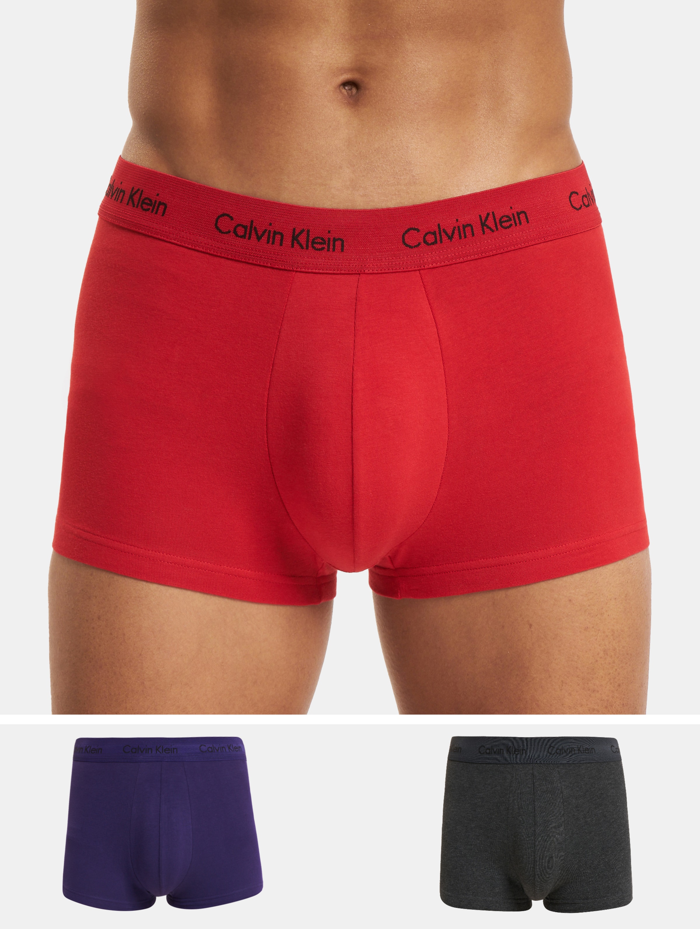 Calvin Klein Underwear 3-Pack Low Rise Boxershorts Mannen op kleur kleurrijk, Maat M