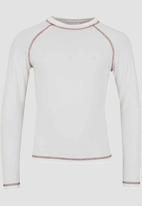 Girls Contrast Jersey Longsleeve-0