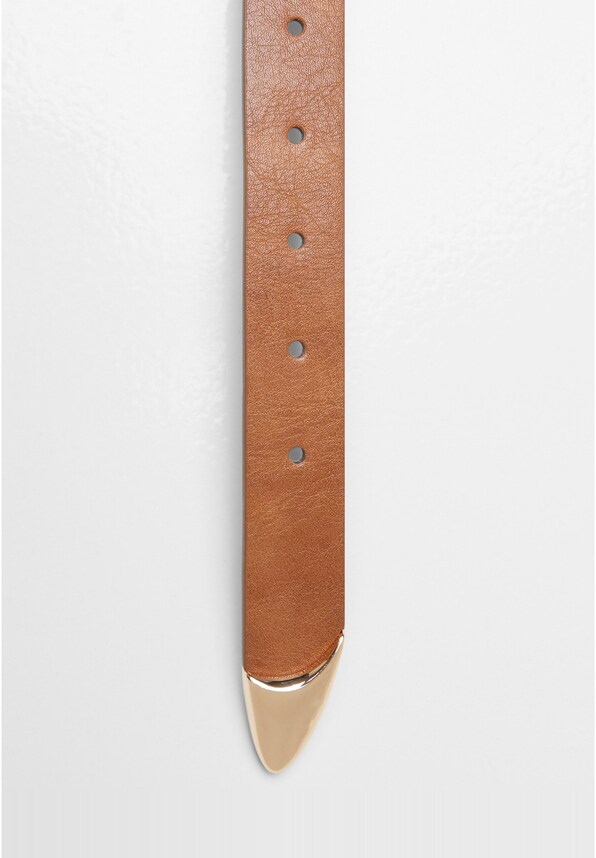 Chunky Buckle Loop Synthetic Leather-2