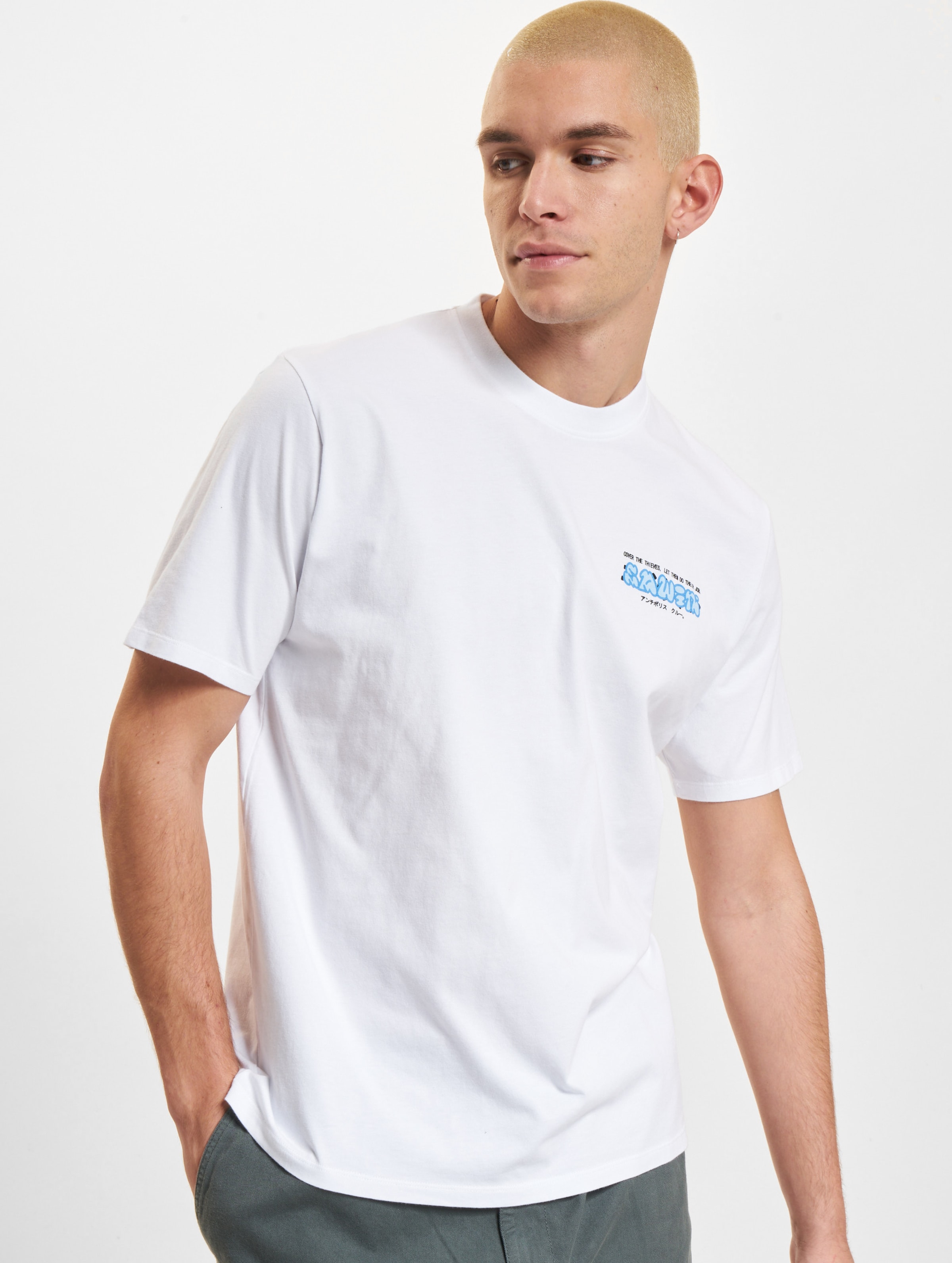 Edwin Cover The Thieves T-Shirt Männer,Unisex op kleur wit, Maat XL