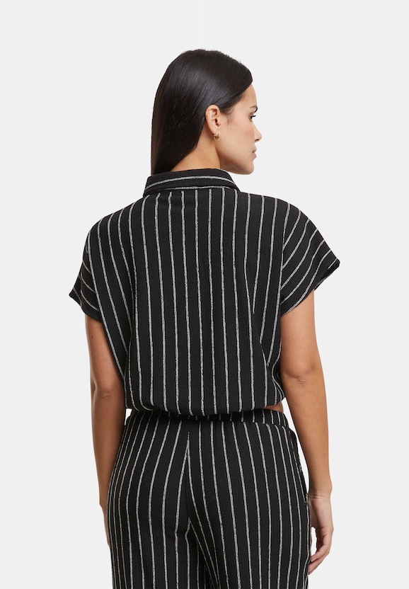 Ladies Structured Striped Tied -1