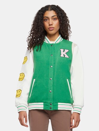 Karl Kani Serif Smiley College Jacket