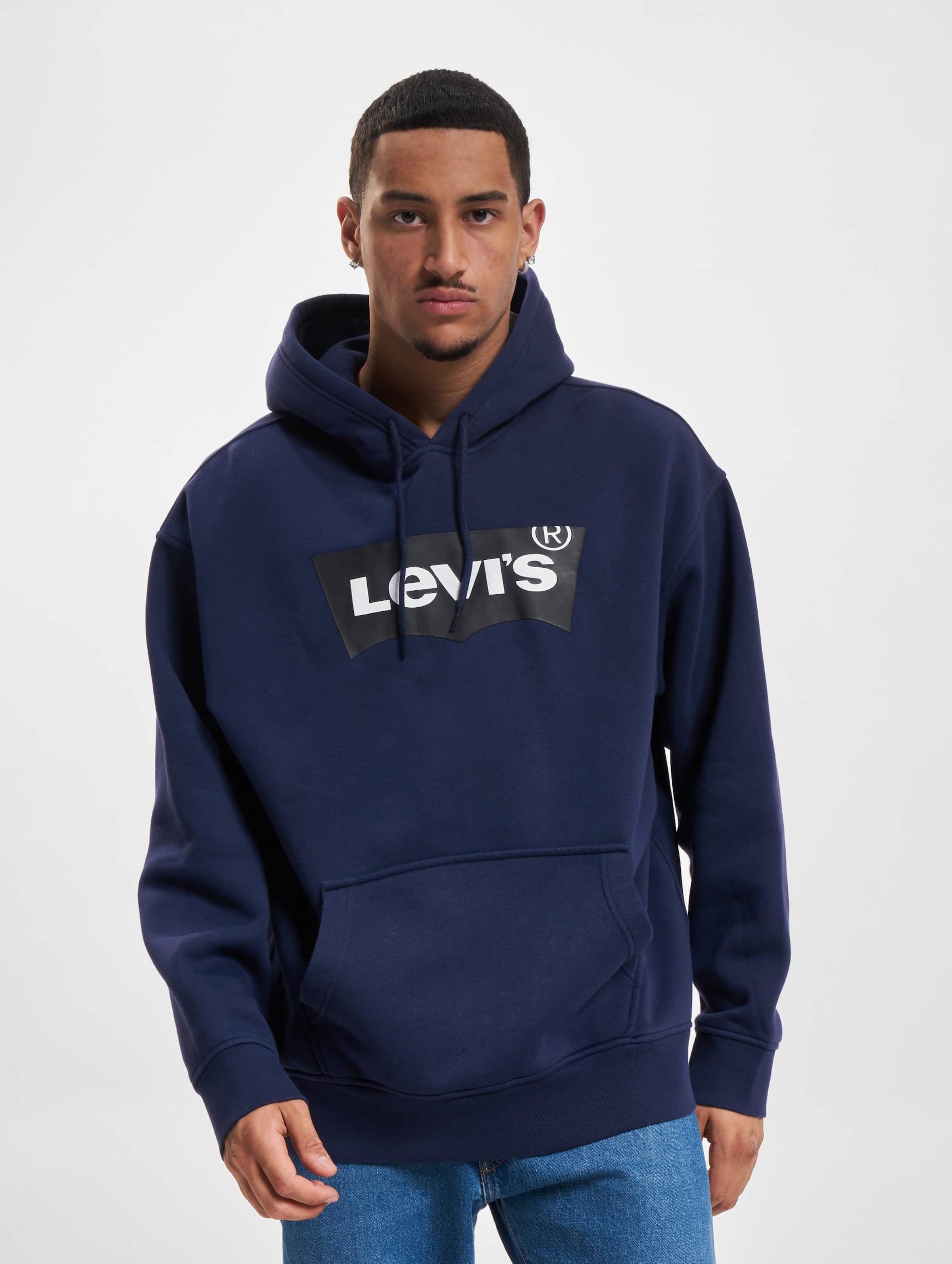 Navy levis hoodie hot sale