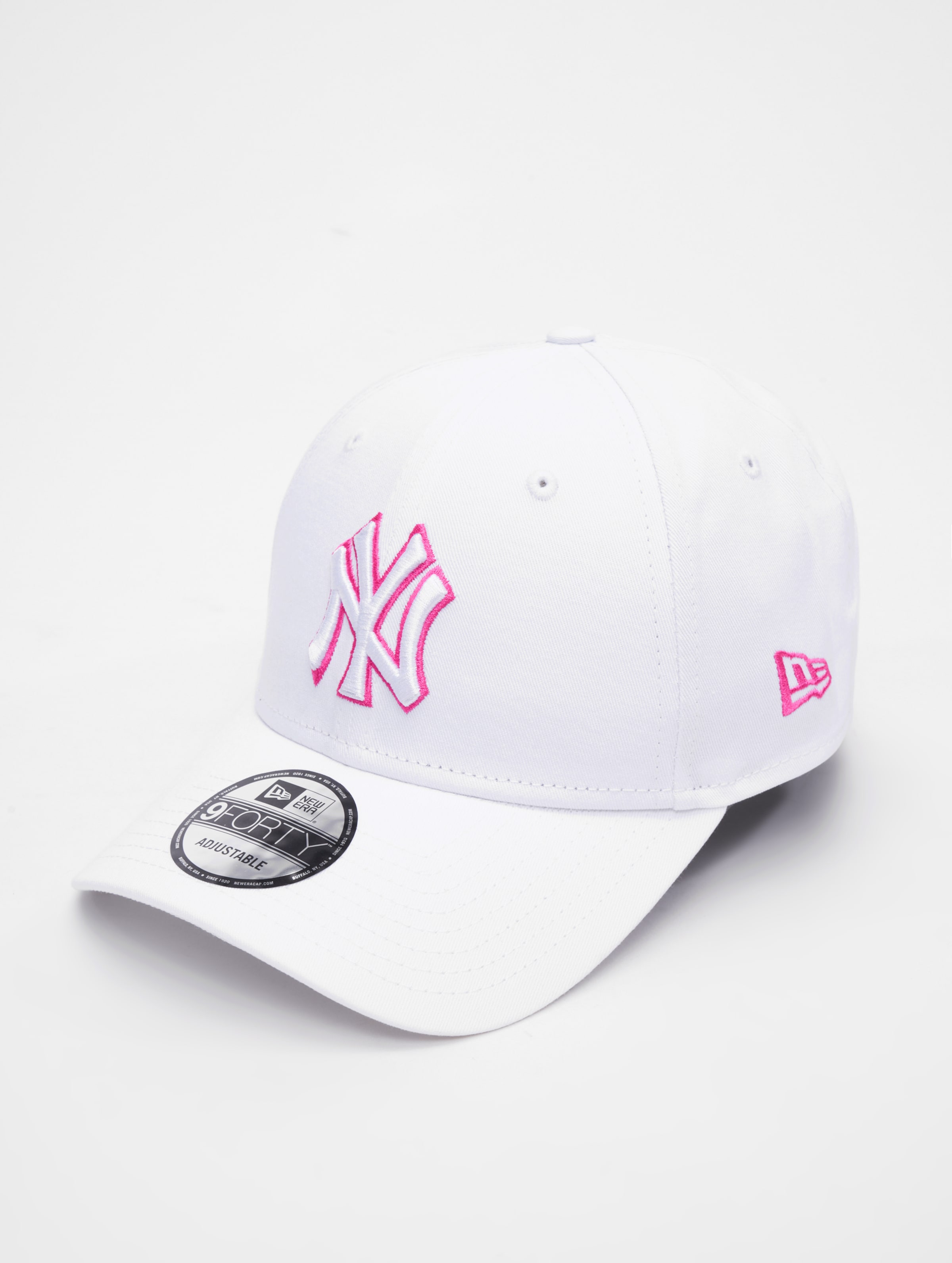 New Era New York Yankees Team Outline White 9FORTY Adjustable Cap