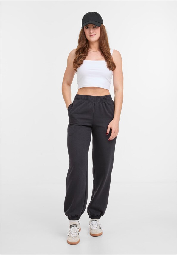 Ladies Basic Essential Sweatpants-5
