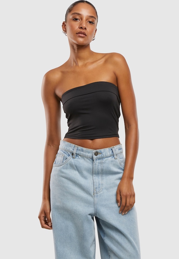 Ladies Bandeau Cropped Top-0